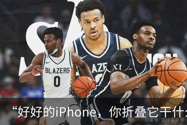 “好好的iPhone，你折叠它干什么玩意儿呢？”